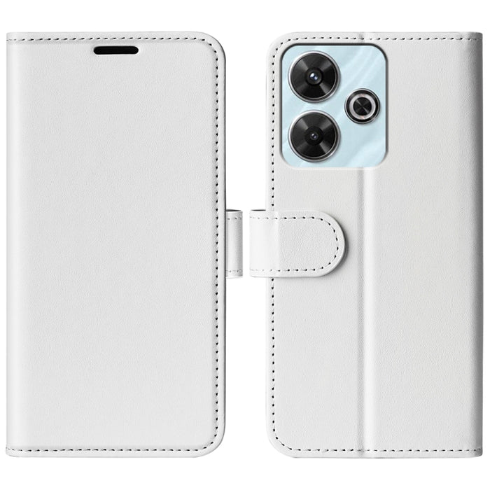 Caja del teléfono del cuero del tirón horizontal de la textura R64, For Xiaomi Redmi 14C 4G, For Xiaomi Redmi K70 Ultra, For Xiaomi Redmi Note 13R 5G, For Xiaomi Redmi Turbo 3, For Xiaomi Redmi A3, For Xiaomi Redmi Note 13 4G, For Xiaomi Redmi K70E    ...