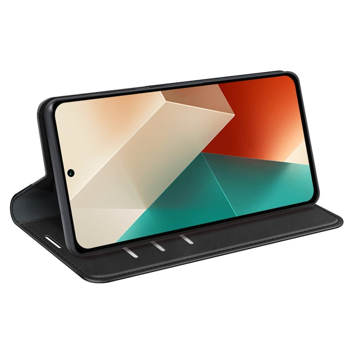 Funda para teléfono de cuero con succión magnética de piel retro, For Xiaomi Redmi Note 13 5G, For Xiaomi Redmi 13C, For Xiaomi Redmi Note 13 Pro+, For Xiaomi Redmi Note 13 Pro 5G, For Xiaomi Redmi K70, For Xiaomi 13T                                   ...