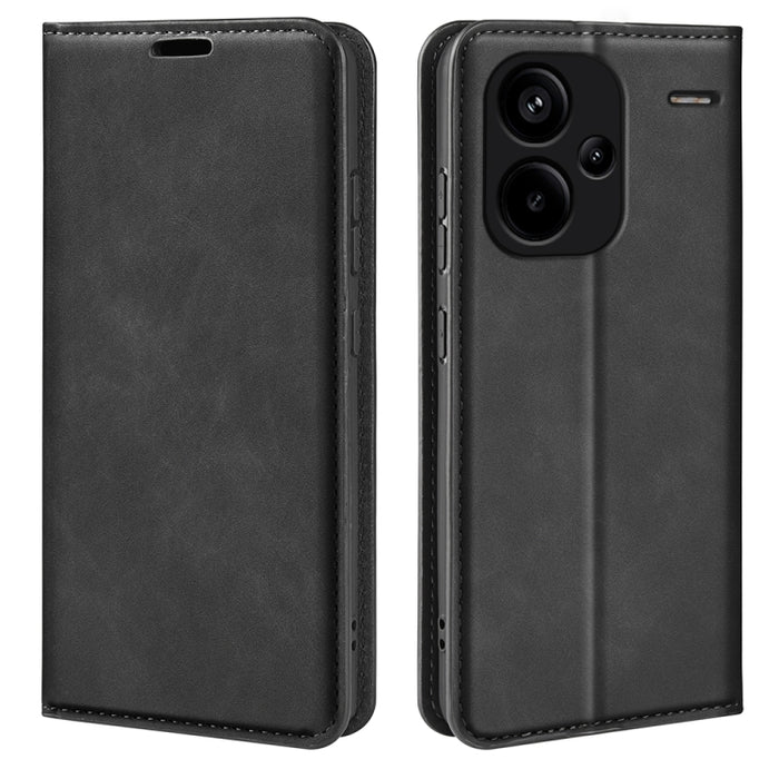 Funda para teléfono de cuero con succión magnética de piel retro, For Xiaomi Redmi Note 13 Pro 4G, For Xiaomi Redmi Note 13 4G, For Xiaomi Redmi K70E, For Xiaomi 14 Ultra, For Xiaomi 14 Pro, For Xiaomi 14, For Xiaomi Redmi Note 13 5G, For Xiaomi Redmi ...