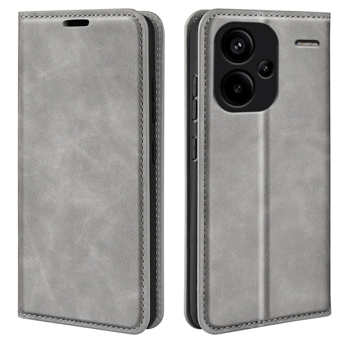 Funda para teléfono de cuero con succión magnética de piel retro, For Xiaomi Redmi Note 13 Pro 4G, For Xiaomi Redmi Note 13 4G, For Xiaomi Redmi K70E, For Xiaomi 14 Ultra, For Xiaomi 14 Pro, For Xiaomi 14, For Xiaomi Redmi Note 13 5G, For Xiaomi Redmi ...
