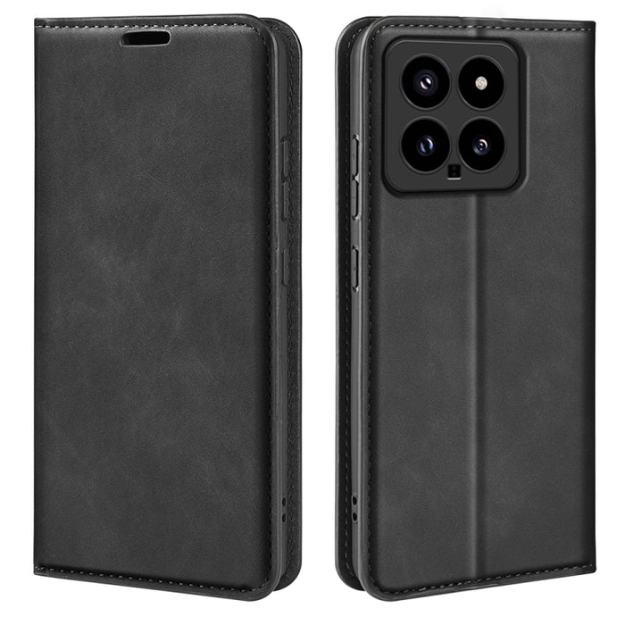 Funda para teléfono de cuero con succión magnética de piel retro, For Xiaomi Redmi Note 13 Pro 4G, For Xiaomi Redmi Note 13 4G, For Xiaomi Redmi K70E, For Xiaomi 14 Ultra, For Xiaomi 14 Pro, For Xiaomi 14, For Xiaomi Redmi Note 13 5G, For Xiaomi Redmi ...