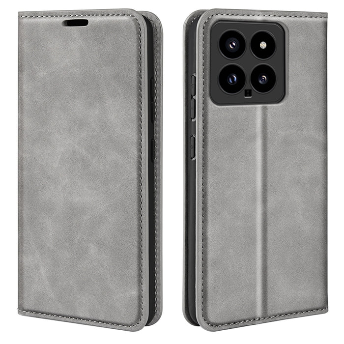 Funda para teléfono de cuero con succión magnética de piel retro, For Xiaomi Redmi Note 13 Pro 4G, For Xiaomi Redmi Note 13 4G, For Xiaomi Redmi K70E, For Xiaomi 14 Ultra, For Xiaomi 14 Pro, For Xiaomi 14, For Xiaomi Redmi Note 13 5G, For Xiaomi Redmi ...