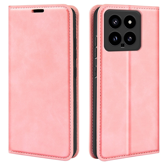 Funda para teléfono de cuero con succión magnética de piel retro, For Xiaomi Redmi Note 13 Pro 4G, For Xiaomi Redmi Note 13 4G, For Xiaomi Redmi K70E, For Xiaomi 14 Ultra, For Xiaomi 14 Pro, For Xiaomi 14, For Xiaomi Redmi Note 13 5G, For Xiaomi Redmi ...