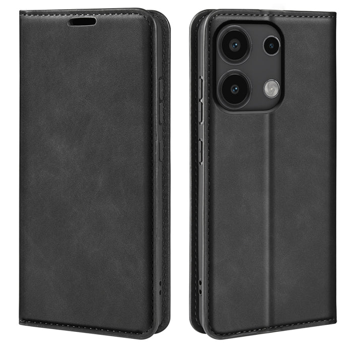 Funda para teléfono de cuero con succión magnética de piel retro, For Xiaomi Redmi Note 13 Pro 4G, For Xiaomi Redmi Note 13 4G, For Xiaomi Redmi K70E, For Xiaomi 14 Ultra, For Xiaomi 14 Pro, For Xiaomi 14, For Xiaomi Redmi Note 13 5G, For Xiaomi Redmi ...