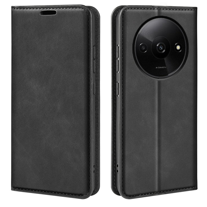 Funda para teléfono de cuero con succión magnética de piel retro, For Redmi K80 / Poco F7 Pro, For Redmi Note 14 4G 164.84mm, For Xiaomi 15 Ultra, For Xiaomi Poco X7 Pro, For Xiaomi Poco M7 Pro 5G, For Xiaomi Redmi Note 14 Pro 4G                       ...