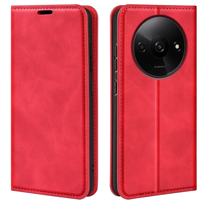 Funda para teléfono de cuero con succión magnética de piel retro, For Redmi K80 / Poco F7 Pro, For Redmi Note 14 4G 164.84mm, For Xiaomi 15 Ultra, For Xiaomi Poco X7 Pro, For Xiaomi Poco M7 Pro 5G, For Xiaomi Redmi Note 14 Pro 4G                       ...