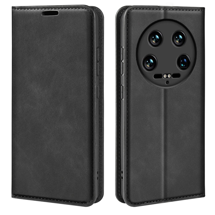 Funda para teléfono de cuero con succión magnética de piel retro, For Xiaomi Redmi Note 13 Pro 4G, For Xiaomi Redmi Note 13 4G, For Xiaomi Redmi K70E, For Xiaomi 14 Ultra, For Xiaomi 14 Pro, For Xiaomi 14, For Xiaomi Redmi Note 13 5G, For Xiaomi Redmi ...