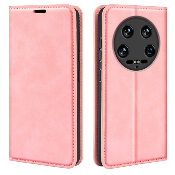 Funda para teléfono de cuero con succión magnética de piel retro, For Xiaomi Redmi Note 13 Pro 4G, For Xiaomi Redmi Note 13 4G, For Xiaomi Redmi K70E, For Xiaomi 14 Ultra, For Xiaomi 14 Pro, For Xiaomi 14, For Xiaomi Redmi Note 13 5G, For Xiaomi Redmi ...