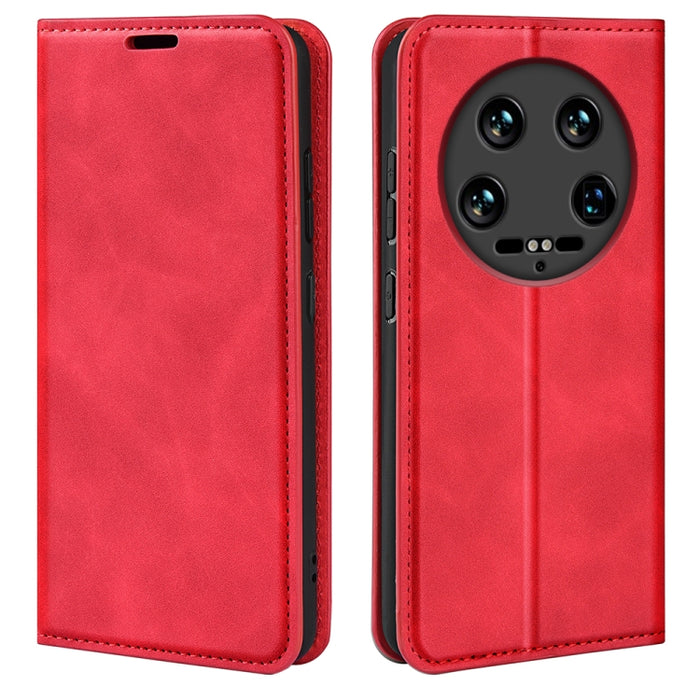 Funda para teléfono de cuero con succión magnética de piel retro, For Xiaomi Redmi Note 13 Pro 4G, For Xiaomi Redmi Note 13 4G, For Xiaomi Redmi K70E, For Xiaomi 14 Ultra, For Xiaomi 14 Pro, For Xiaomi 14, For Xiaomi Redmi Note 13 5G, For Xiaomi Redmi ...