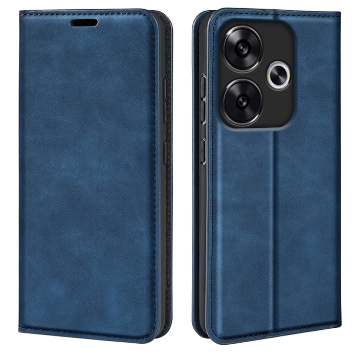 Funda para teléfono de cuero con succión magnética de piel retro, For Redmi K80 / Poco F7 Pro, For Redmi Note 14 4G 164.84mm, For Xiaomi 15 Ultra, For Xiaomi Poco X7 Pro, For Xiaomi Poco M7 Pro 5G, For Xiaomi Redmi Note 14 Pro 4G                       ...