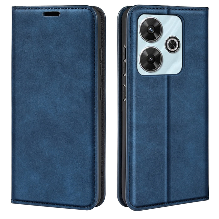 Funda para teléfono de cuero con succión magnética de piel retro, For Redmi K80 / Poco F7 Pro, For Redmi Note 14 4G 164.84mm, For Xiaomi 15 Ultra, For Xiaomi Poco X7 Pro, For Xiaomi Poco M7 Pro 5G, For Xiaomi Redmi Note 14 Pro 4G                       ...
