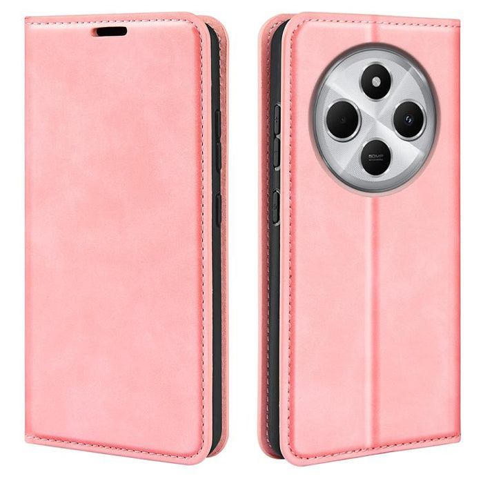 Funda para teléfono de cuero con succión magnética de piel retro, For Redmi K80 / Poco F7 Pro, For Redmi Note 14 4G 164.84mm, For Xiaomi 15 Ultra, For Xiaomi Poco X7 Pro, For Xiaomi Poco M7 Pro 5G, For Xiaomi Redmi Note 14 Pro 4G                       ...