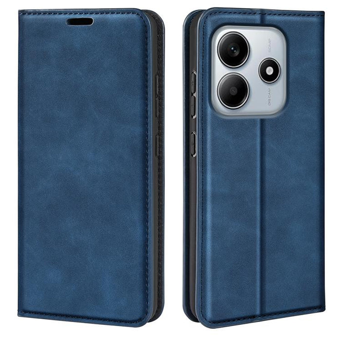 Funda para teléfono de cuero con succión magnética de piel retro, For Redmi K80 / Poco F7 Pro, For Redmi Note 14 4G 164.84mm, For Xiaomi 15 Ultra, For Xiaomi Poco X7 Pro, For Xiaomi Poco M7 Pro 5G, For Xiaomi Redmi Note 14 Pro 4G                       ...