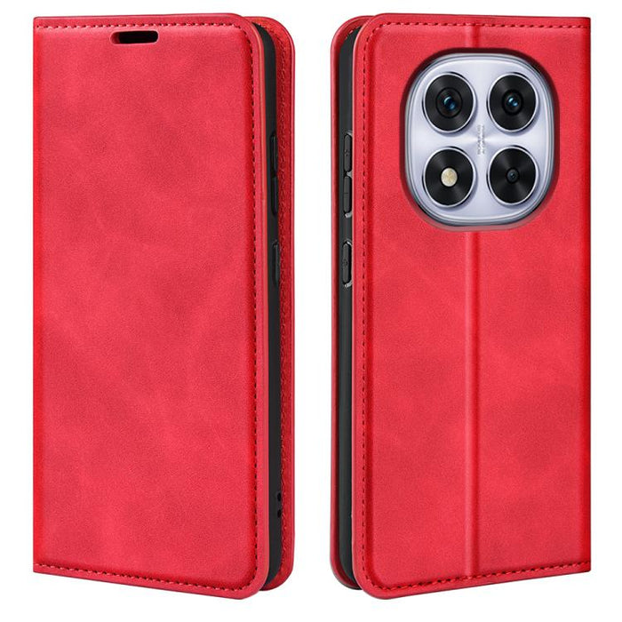 Funda para teléfono de cuero con succión magnética de piel retro, For Redmi K80 / Poco F7 Pro, For Redmi Note 14 4G 164.84mm, For Xiaomi 15 Ultra, For Xiaomi Poco X7 Pro, For Xiaomi Poco M7 Pro 5G, For Xiaomi Redmi Note 14 Pro 4G                       ...