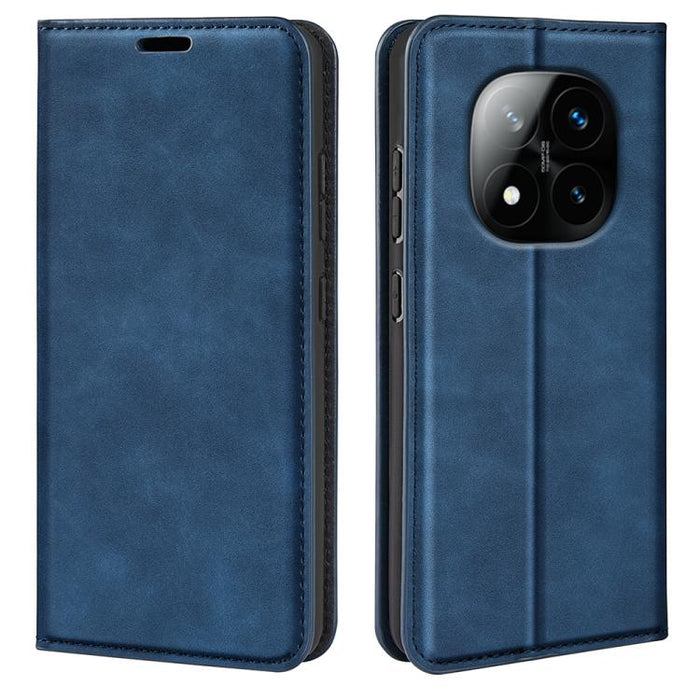 Funda para teléfono de cuero con succión magnética de piel retro, For Redmi K80 / Poco F7 Pro, For Redmi Note 14 4G 164.84mm, For Xiaomi 15 Ultra, For Xiaomi Poco X7 Pro, For Xiaomi Poco M7 Pro 5G, For Xiaomi Redmi Note 14 Pro 4G                       ...