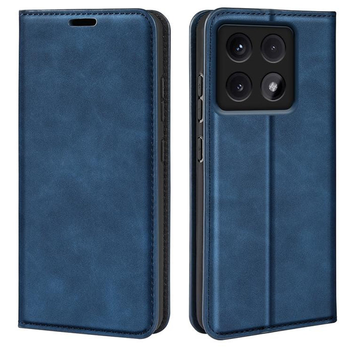 Funda para teléfono de cuero con succión magnética de piel retro, For Redmi K80 / Poco F7 Pro, For Redmi Note 14 4G 164.84mm, For Xiaomi 15 Ultra, For Xiaomi Poco X7 Pro, For Xiaomi Poco M7 Pro 5G, For Xiaomi Redmi Note 14 Pro 4G                       ...