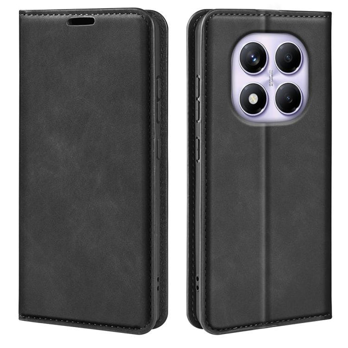 Funda para teléfono de cuero con succión magnética de piel retro, For Redmi K80 / Poco F7 Pro, For Redmi Note 14 4G 164.84mm, For Xiaomi 15 Ultra, For Xiaomi Poco X7 Pro, For Xiaomi Poco M7 Pro 5G, For Xiaomi Redmi Note 14 Pro 4G                       ...