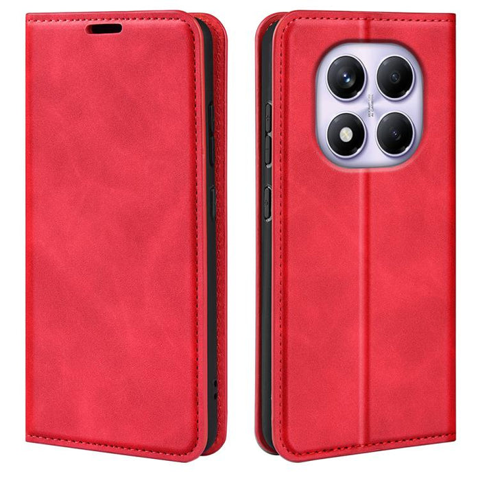 Funda para teléfono de cuero con succión magnética de piel retro, For Redmi K80 / Poco F7 Pro, For Redmi Note 14 4G 164.84mm, For Xiaomi 15 Ultra, For Xiaomi Poco X7 Pro, For Xiaomi Poco M7 Pro 5G, For Xiaomi Redmi Note 14 Pro 4G                       ...