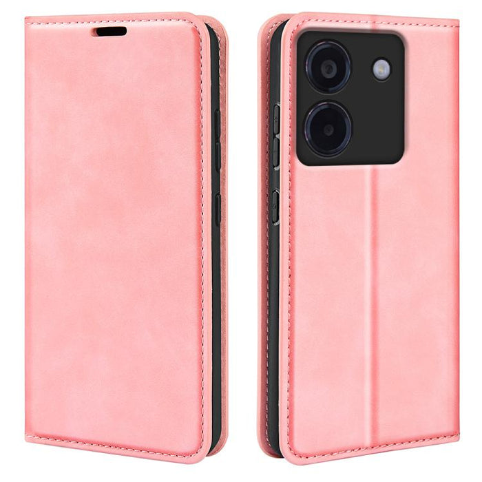 Funda para teléfono de cuero con succión magnética de piel retro, For Redmi K80 / Poco F7 Pro, For Redmi Note 14 4G 164.84mm, For Xiaomi 15 Ultra, For Xiaomi Poco X7 Pro, For Xiaomi Poco M7 Pro 5G, For Xiaomi Redmi Note 14 Pro 4G                       ...