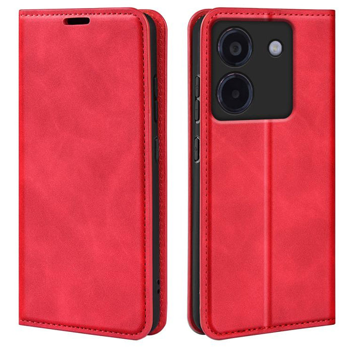 Funda para teléfono de cuero con succión magnética de piel retro, For Redmi K80 / Poco F7 Pro, For Redmi Note 14 4G 164.84mm, For Xiaomi 15 Ultra, For Xiaomi Poco X7 Pro, For Xiaomi Poco M7 Pro 5G, For Xiaomi Redmi Note 14 Pro 4G                       ...