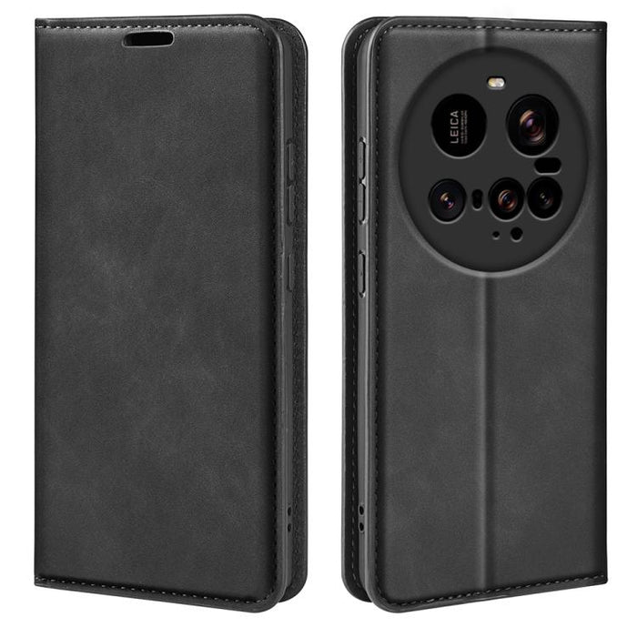 Funda para teléfono de cuero con succión magnética de piel retro, For Redmi K80 / Poco F7 Pro, For Redmi Note 14 4G 164.84mm, For Xiaomi 15 Ultra, For Xiaomi Poco X7 Pro, For Xiaomi Poco M7 Pro 5G, For Xiaomi Redmi Note 14 Pro 4G                       ...