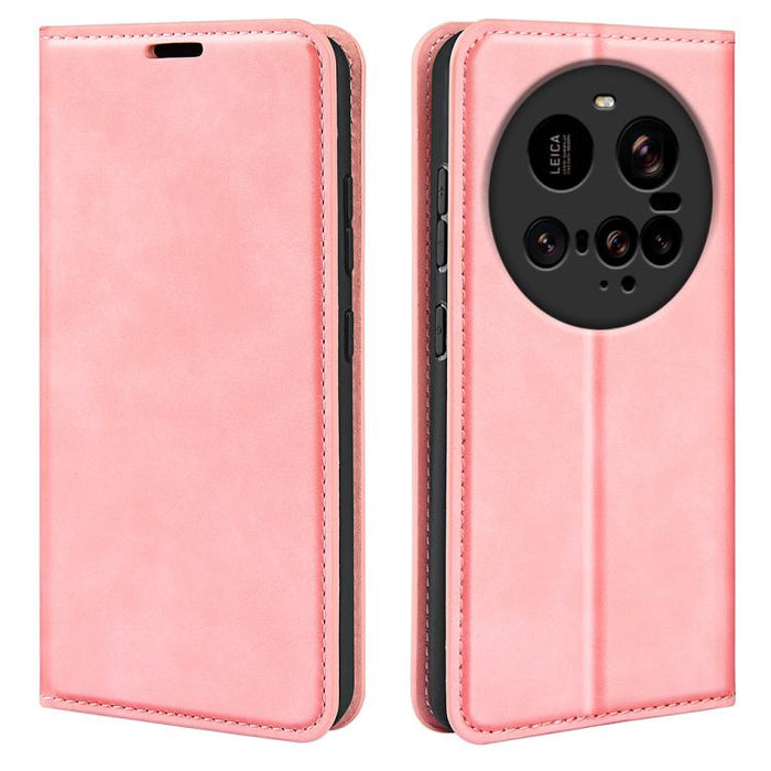 Funda para teléfono de cuero con succión magnética de piel retro, For Redmi K80 / Poco F7 Pro, For Redmi Note 14 4G 164.84mm, For Xiaomi 15 Ultra, For Xiaomi Poco X7 Pro, For Xiaomi Poco M7 Pro 5G, For Xiaomi Redmi Note 14 Pro 4G                       ...