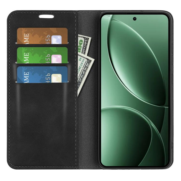 Funda para teléfono de cuero con succión magnética de piel retro, For Redmi K80 / Poco F7 Pro, For Redmi Note 14 4G 164.84mm, For Xiaomi 15 Ultra, For Xiaomi Poco X7 Pro, For Xiaomi Poco M7 Pro 5G, For Xiaomi Redmi Note 14 Pro 4G                       ...