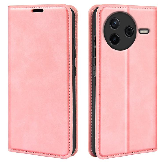 Funda para teléfono de cuero con succión magnética de piel retro, For Xiaomi Redmi Note 13 5G, For Xiaomi Redmi 13C, For Xiaomi Redmi Note 13 Pro+, For Xiaomi Redmi Note 13 Pro 5G, For Xiaomi Redmi K70, For Xiaomi 13T                                   ...