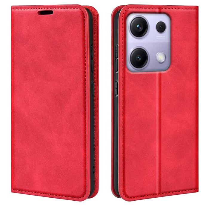 Funda para teléfono de cuero con succión magnética de piel retro, For Redmi A7 Pro 171mm / Poco C85x 5G, For Xiaomi 17T, For Redmi Turbo 5 Max / Poco X8 Pro Max, For Redmi Turbo 5 5G / Poco X8 Pro 5G, For Redmi Note 15 Pro+ Global 163.3mm              ...