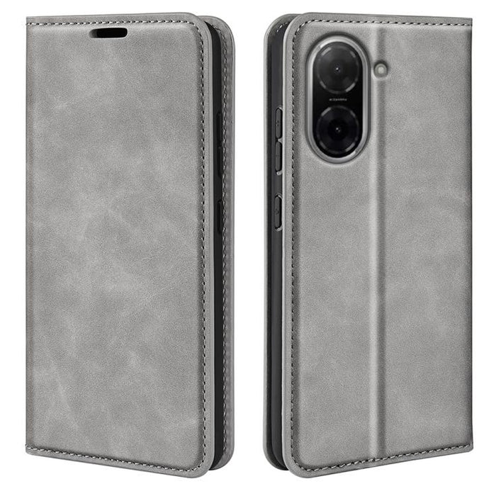 Funda para teléfono de cuero con succión magnética de piel retro, For Redmi A7 Pro 171mm / Poco C85x 5G, For Xiaomi 17T, For Redmi Turbo 5 Max / Poco X8 Pro Max, For Redmi Turbo 5 5G / Poco X8 Pro 5G, For Redmi Note 15 Pro+ Global 163.3mm              ...