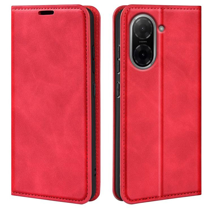 Funda para teléfono de cuero con succión magnética de piel retro, For Redmi A7 Pro 171mm / Poco C85x 5G, For Xiaomi 17T, For Redmi Turbo 5 Max / Poco X8 Pro Max, For Redmi Turbo 5 5G / Poco X8 Pro 5G, For Redmi Note 15 Pro+ Global 163.3mm              ...