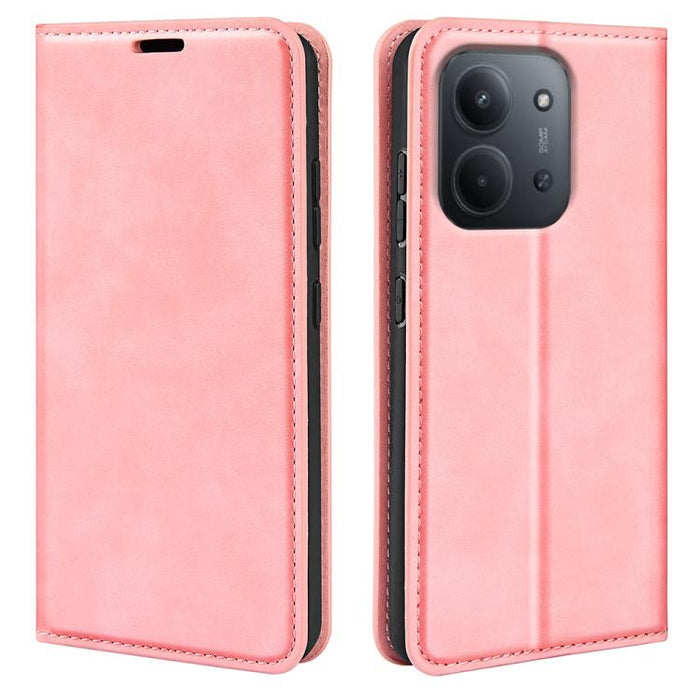 Funda para teléfono de cuero con succión magnética de piel retro, For Xiaomi Redmi Note 13 5G, For Xiaomi Redmi 13C, For Xiaomi Redmi Note 13 Pro+, For Xiaomi Redmi Note 13 Pro 5G, For Xiaomi Redmi K70, For Xiaomi 13T                                   ...