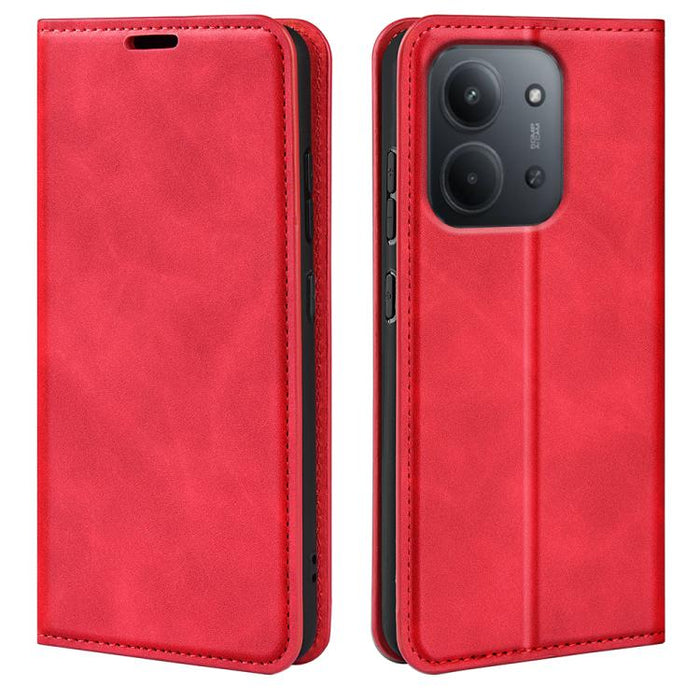 Funda para teléfono de cuero con succión magnética de piel retro, For Xiaomi Redmi Note 13 5G, For Xiaomi Redmi 13C, For Xiaomi Redmi Note 13 Pro+, For Xiaomi Redmi Note 13 Pro 5G, For Xiaomi Redmi K70, For Xiaomi 13T                                   ...