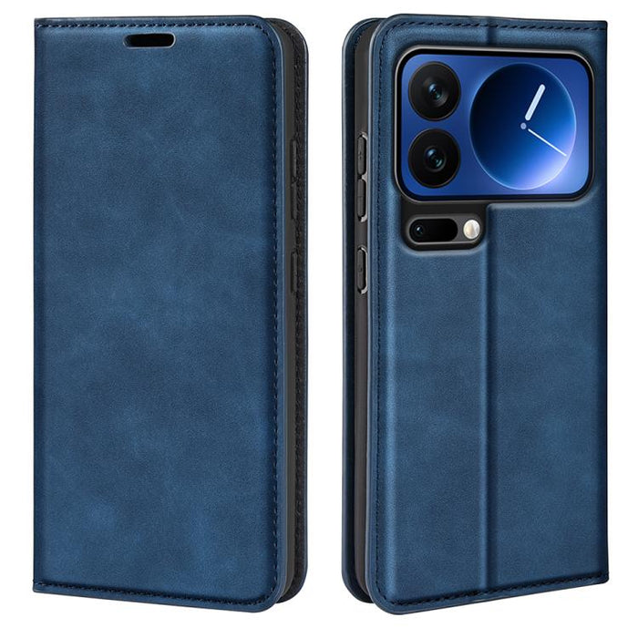 Funda para teléfono de cuero con succión magnética de piel retro, For Redmi A7 Pro 171mm / Poco C85x 5G, For Xiaomi 17T, For Redmi Turbo 5 Max / Poco X8 Pro Max, For Redmi Turbo 5 5G / Poco X8 Pro 5G, For Redmi Note 15 Pro+ Global 163.3mm              ...