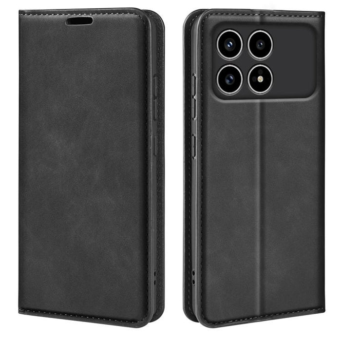 Funda para teléfono de cuero con succión magnética de piel retro, For Xiaomi Redmi Note 13 5G, For Xiaomi Redmi 13C, For Xiaomi Redmi Note 13 Pro+, For Xiaomi Redmi Note 13 Pro 5G, For Xiaomi Redmi K70, For Xiaomi 13T                                   ...