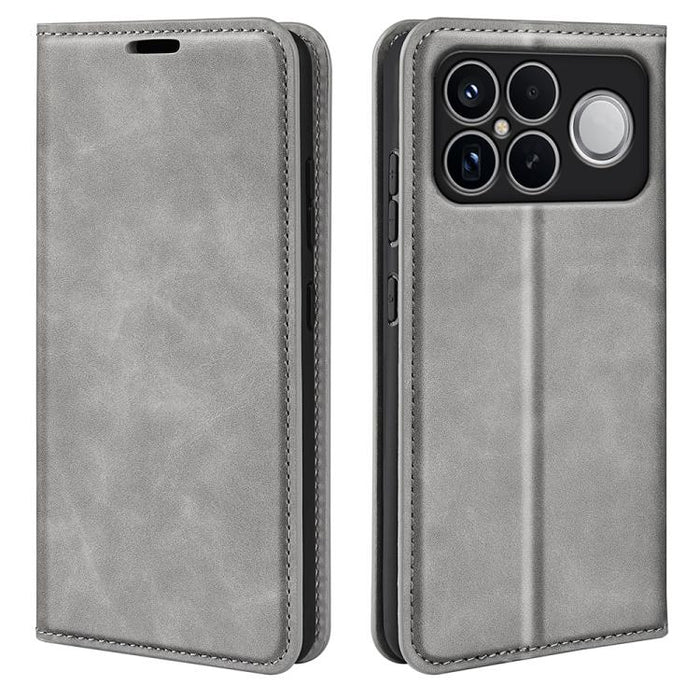 Funda para teléfono de cuero con succión magnética de piel retro, For Xiaomi Redmi Note 13 5G, For Xiaomi Redmi 13C, For Xiaomi Redmi Note 13 Pro+, For Xiaomi Redmi Note 13 Pro 5G, For Xiaomi Redmi K70, For Xiaomi 13T                                   ...