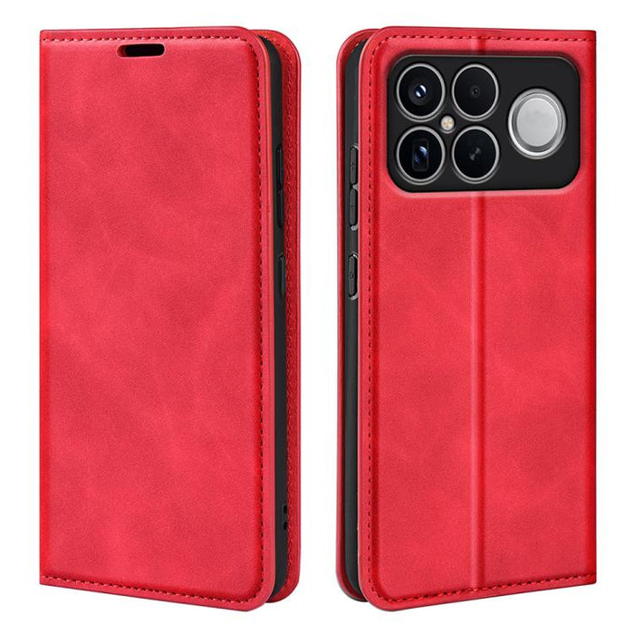 Funda para teléfono de cuero con succión magnética de piel retro, For Xiaomi Redmi Note 13 5G, For Xiaomi Redmi 13C, For Xiaomi Redmi Note 13 Pro+, For Xiaomi Redmi Note 13 Pro 5G, For Xiaomi Redmi K70, For Xiaomi 13T                                   ...