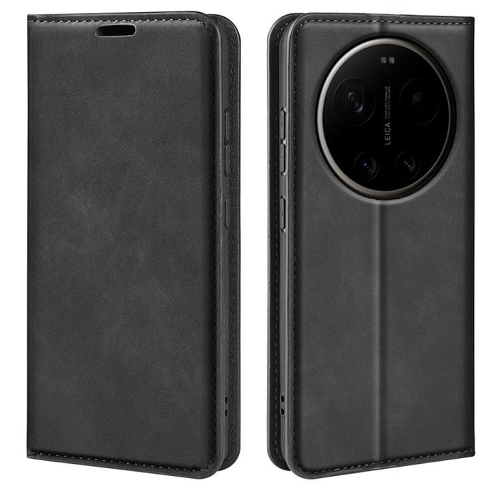 Funda para teléfono de cuero con succión magnética de piel retro, For Redmi A7 Pro 171mm / Poco C85x 5G, For Xiaomi 17T, For Redmi Turbo 5 Max / Poco X8 Pro Max, For Redmi Turbo 5 5G / Poco X8 Pro 5G, For Redmi Note 15 Pro+ Global 163.3mm              ...