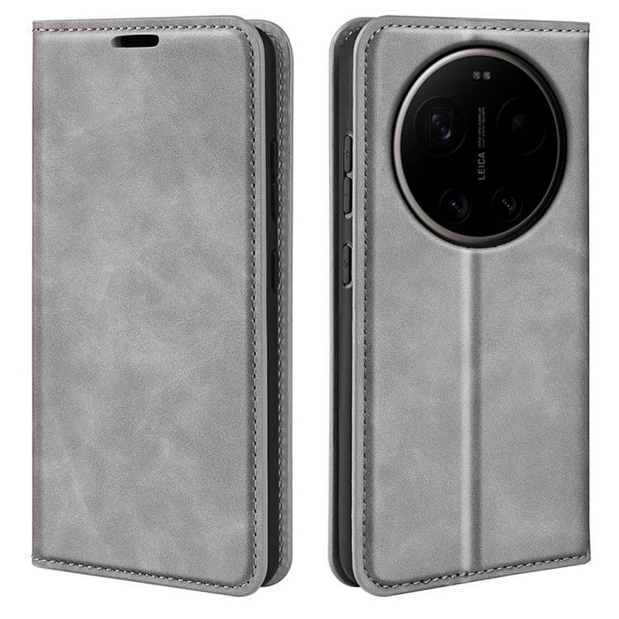 Funda para teléfono de cuero con succión magnética de piel retro, For Redmi A7 Pro 171mm / Poco C85x 5G, For Xiaomi 17T, For Redmi Turbo 5 Max / Poco X8 Pro Max, For Redmi Turbo 5 5G / Poco X8 Pro 5G, For Redmi Note 15 Pro+ Global 163.3mm              ...