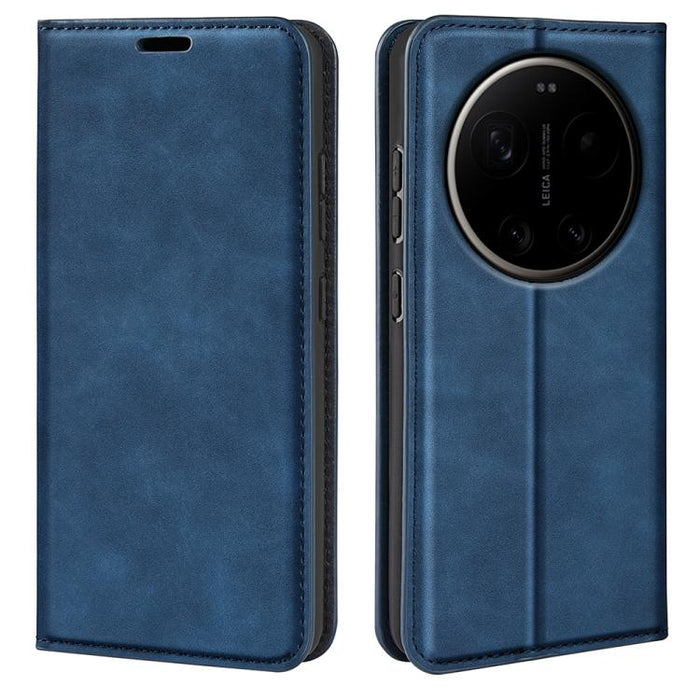 Funda para teléfono de cuero con succión magnética de piel retro, For Redmi A7 Pro 171mm / Poco C85x 5G, For Xiaomi 17T, For Redmi Turbo 5 Max / Poco X8 Pro Max, For Redmi Turbo 5 5G / Poco X8 Pro 5G, For Redmi Note 15 Pro+ Global 163.3mm              ...