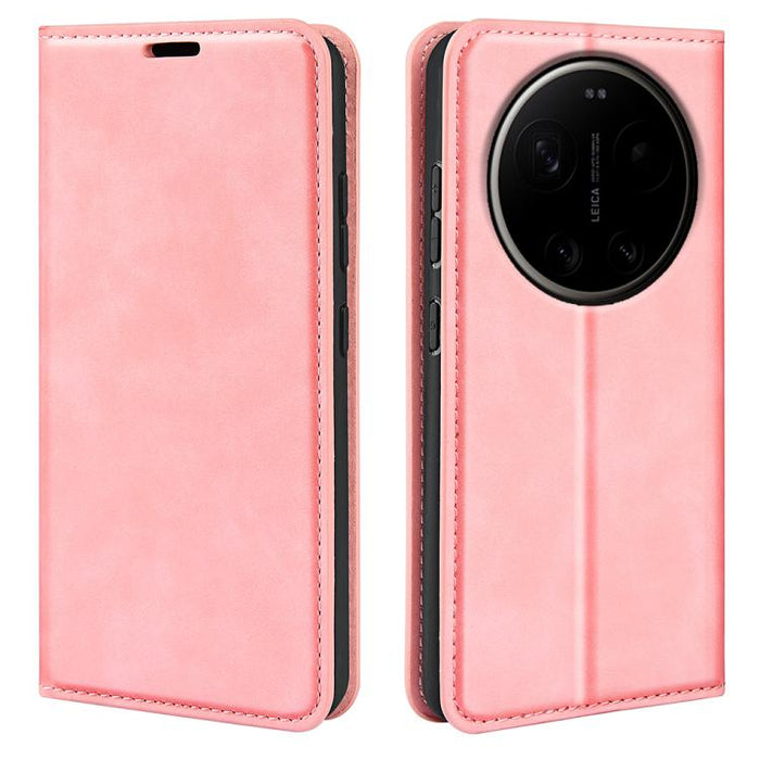 Funda para teléfono de cuero con succión magnética de piel retro, For Redmi A7 Pro 171mm / Poco C85x 5G, For Xiaomi 17T, For Redmi Turbo 5 Max / Poco X8 Pro Max, For Redmi Turbo 5 5G / Poco X8 Pro 5G, For Redmi Note 15 Pro+ Global 163.3mm              ...