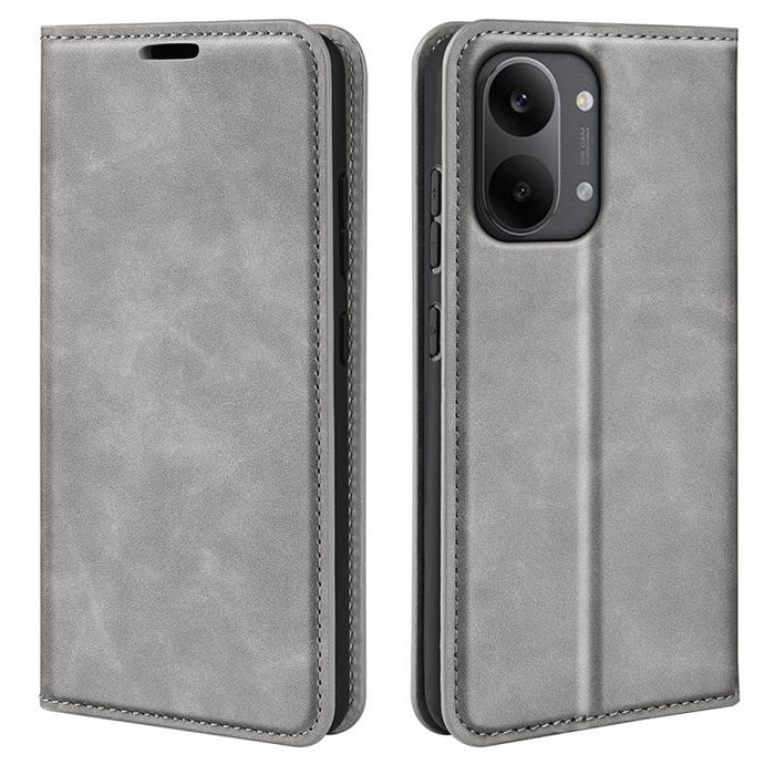 Funda para teléfono de cuero con succión magnética de piel retro, For Xiaomi Redmi Note 13 5G, For Xiaomi Redmi 13C, For Xiaomi Redmi Note 13 Pro+, For Xiaomi Redmi Note 13 Pro 5G, For Xiaomi Redmi K70, For Xiaomi 13T                                   ...