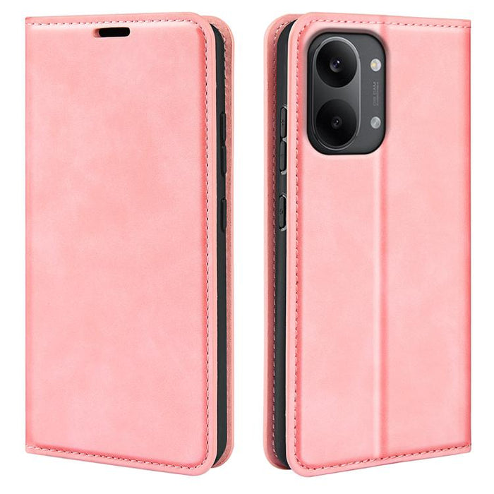 Funda para teléfono de cuero con succión magnética de piel retro, For Xiaomi Redmi Note 13 5G, For Xiaomi Redmi 13C, For Xiaomi Redmi Note 13 Pro+, For Xiaomi Redmi Note 13 Pro 5G, For Xiaomi Redmi K70, For Xiaomi 13T                                   ...