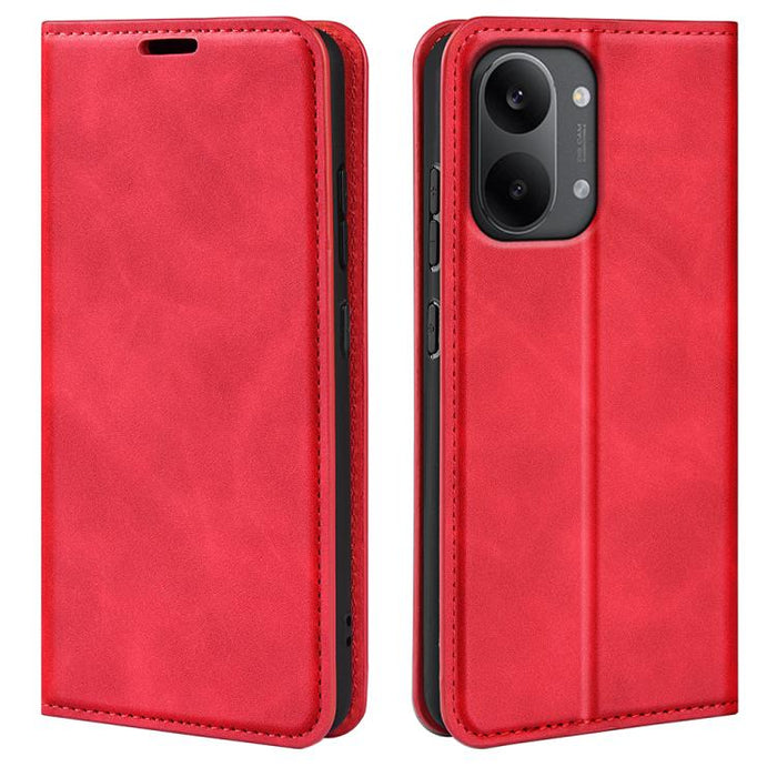 Funda para teléfono de cuero con succión magnética de piel retro, For Xiaomi Redmi Note 13 5G, For Xiaomi Redmi 13C, For Xiaomi Redmi Note 13 Pro+, For Xiaomi Redmi Note 13 Pro 5G, For Xiaomi Redmi K70, For Xiaomi 13T                                   ...