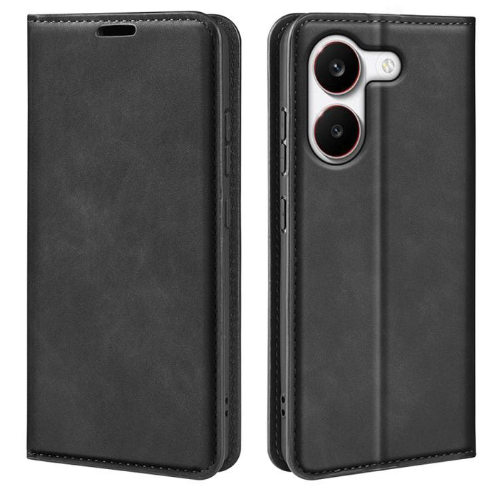 Funda para teléfono de cuero con succión magnética de piel retro, For Xiaomi Redmi Note 13 5G, For Xiaomi Redmi 13C, For Xiaomi Redmi Note 13 Pro+, For Xiaomi Redmi Note 13 Pro 5G, For Xiaomi Redmi K70, For Xiaomi 13T                                   ...