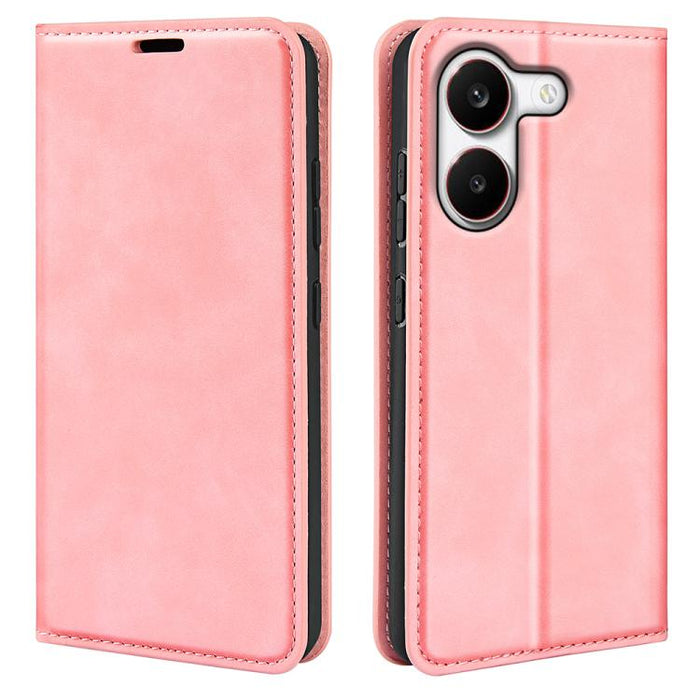 Funda para teléfono de cuero con succión magnética de piel retro, For Xiaomi Redmi Note 13 5G, For Xiaomi Redmi 13C, For Xiaomi Redmi Note 13 Pro+, For Xiaomi Redmi Note 13 Pro 5G, For Xiaomi Redmi K70, For Xiaomi 13T                                   ...