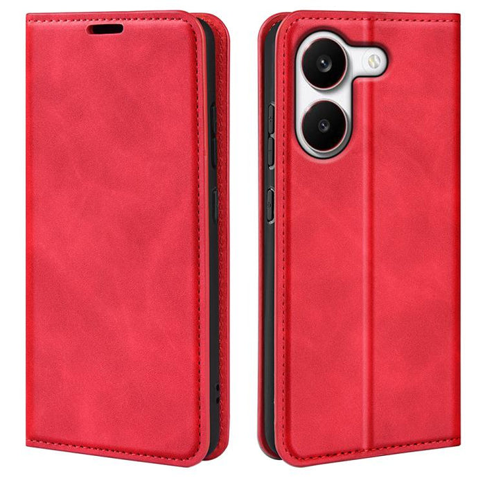 Funda para teléfono de cuero con succión magnética de piel retro, For Xiaomi Redmi Note 13 5G, For Xiaomi Redmi 13C, For Xiaomi Redmi Note 13 Pro+, For Xiaomi Redmi Note 13 Pro 5G, For Xiaomi Redmi K70, For Xiaomi 13T                                   ...