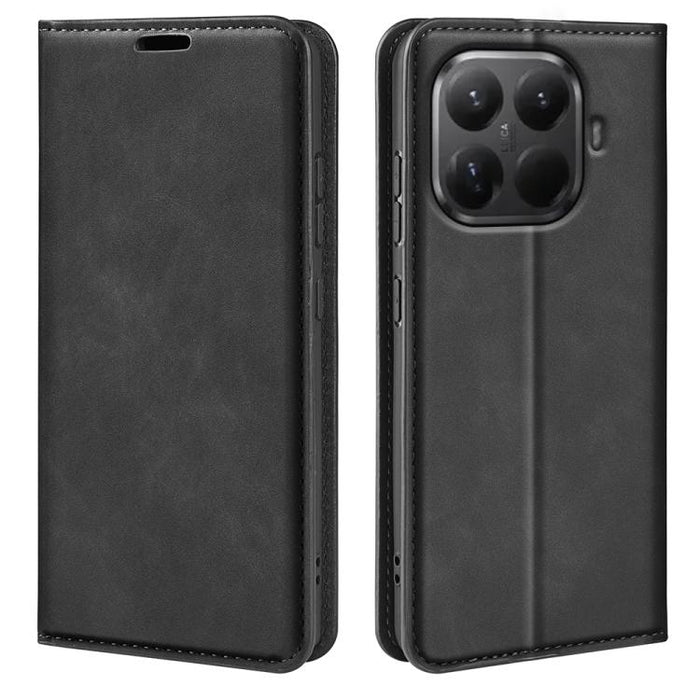 Funda para teléfono de cuero con succión magnética de piel retro, For Redmi A7 Pro 171mm / Poco C85x 5G, For Xiaomi 17T, For Redmi Turbo 5 Max / Poco X8 Pro Max, For Redmi Turbo 5 5G / Poco X8 Pro 5G, For Redmi Note 15 Pro+ Global 163.3mm              ...