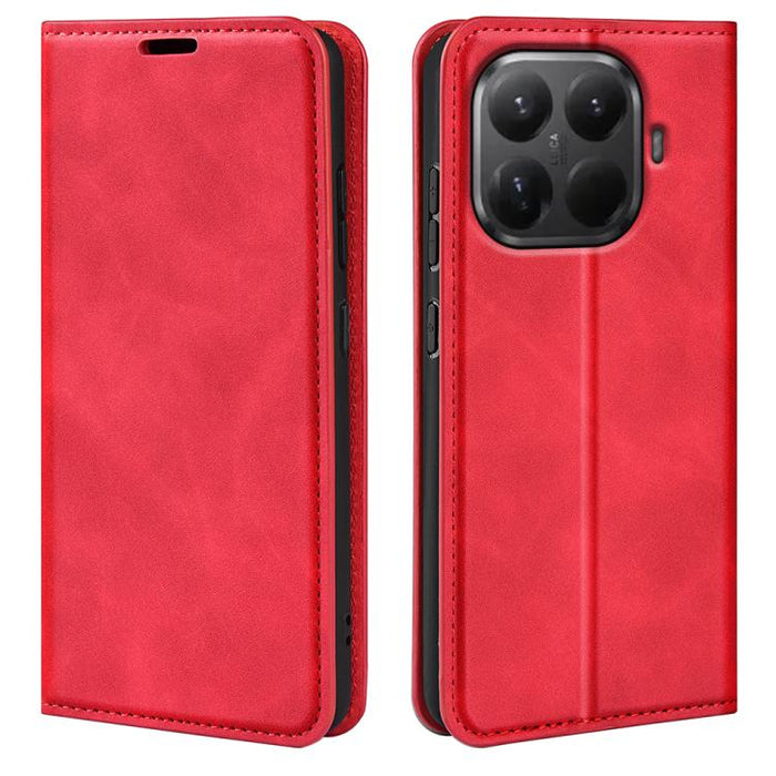 Funda para teléfono de cuero con succión magnética de piel retro, For Redmi A7 Pro 171mm / Poco C85x 5G, For Xiaomi 17T, For Redmi Turbo 5 Max / Poco X8 Pro Max, For Redmi Turbo 5 5G / Poco X8 Pro 5G, For Redmi Note 15 Pro+ Global 163.3mm              ...