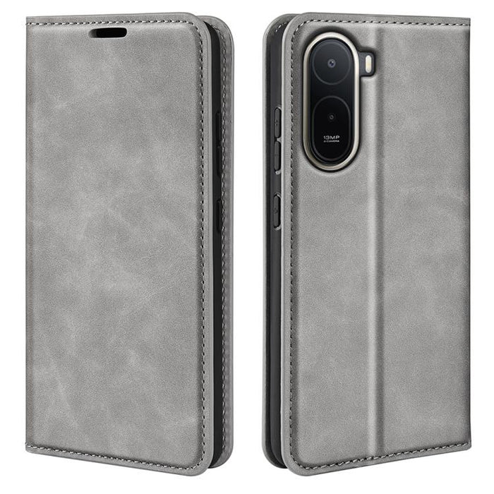 Funda para teléfono de cuero con succión magnética de piel retro, For Xiaomi Redmi Note 13 5G, For Xiaomi Redmi 13C, For Xiaomi Redmi Note 13 Pro+, For Xiaomi Redmi Note 13 Pro 5G, For Xiaomi Redmi K70, For Xiaomi 13T                                   ...